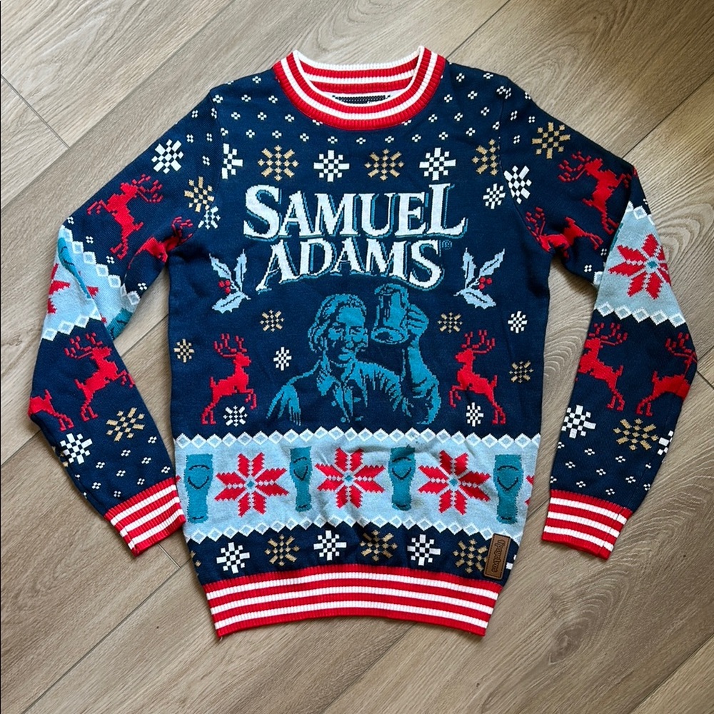 Tipsy Elves Samual Adams Ugly Holiday Sweater